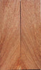 Afzelia Burl Swirly (2 pc) Knife Scales 1/4" x 1 1/2" x 5" - 8143