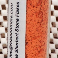 Inlace Stone Flakes  1.875 ounces  Orange Sherbert