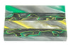  Electric Storm Acrylic Pen Blank 3/4"x3/4"x5" BTWPBM1065 (1 pc)