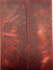 Crushed Cranberry Acrylester #05 (2 pc) Razor Knife Scales 3/16" x 2" x 6 - 1341