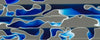 Topaz Steel BTW120KSM Acrylic (2 pc) Knife Scales 1/4" x 1 1/2" x 5"