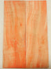 Box Elder w Red Dye (2 pc) Razor Knife Scales 3/16" x 2" x 6" - 1251