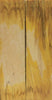 Tamarind Spalted Dyed Light Yellow (2 pc) Knife Scales  1/4" x 1 1/2" x 6" 5111