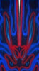 Fire & Ice Acrylic #52 2 pc Mini Knife/Razor Scale  3/16"x3/4"x3"