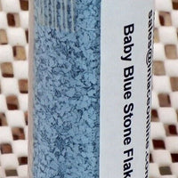 Inlace Stone Flakes  1.875 ounces  Baby Blue