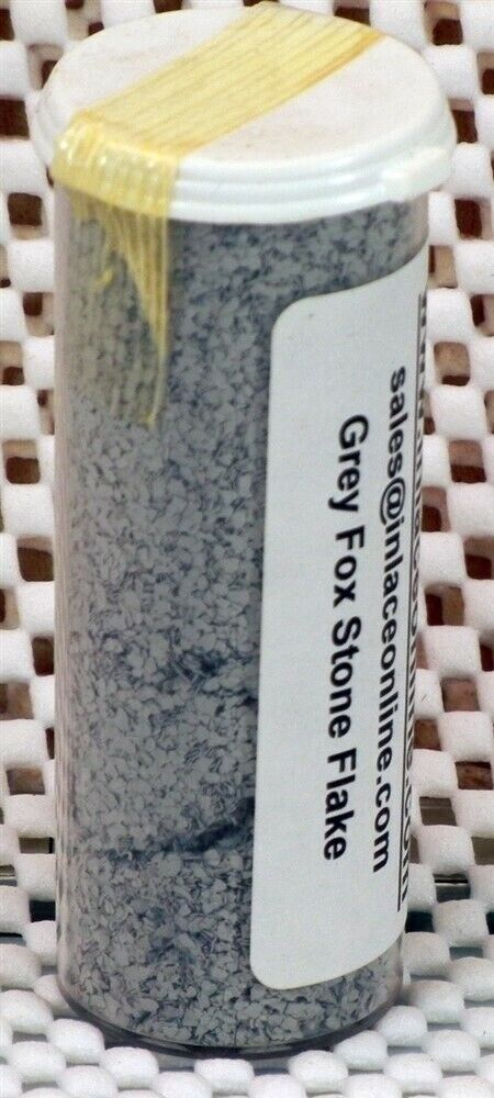 Inlace Stone Flakes  1.875 ounces  Grey Fox