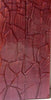 Burgundy Designed Acrylic (2 pc) Knife Scales 3/16" x 1 1/2" x 6" - 0424