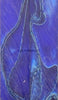 Blueberry Mesh Acrylic #35 (2 pc) Mini Knife Scale  3/16"x3/4"x3"