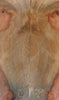 Afzelia Burl w Sap (2 pc) Razor Knife Scales 3/16" x 1 3/4" x 6" - 8160