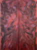 Cherries Jubilee Acrylester #37 (2 pc) Razor Knife Scales 3/16" x 2" x 6" - 2046