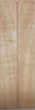 Box Elder Flamed (2 pc) Knife Scales 3/16" x 1" x 6" - 1114