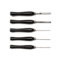 X 5 Piece HHS Mini Turning Chisel Set