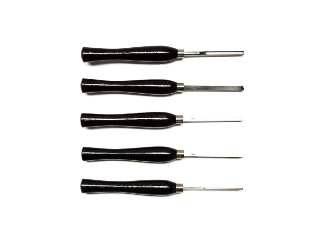 X 5 Piece HHS Mini Turning Chisel Set