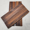Rosewood Siamese  (2 pc) Knife Scales 1/4"x1 1/2"x6    012923 (4)
