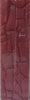 Burgundy Designed Acrylic (2 pc) Knife Scales 3/16" x 3/4" x 6" - 0422