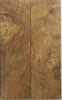 Nargusta Black Burl Swirly (2 pc) Knife Scales  1/4" x 1 1/2" x 5"    W-1