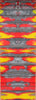 Blazing Embers Genesis Acrylester (2 PC) Mini Knife Scales 3/16 x 3/4 x 5