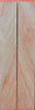 Hybrid Tiger Oak-Orange (2 pc) Knife Scales 3/16" x 3/4" x 5" - (40)