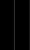 Pure Black Acrylic 15 2 pc Mini Knife/Razor Scale  3/16"x3/4"x3"