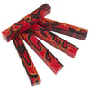 Blackjack Acrylic. #54 pc Pen Blank Short 3/4" x 2 7/8" - 3 7/8" 