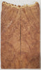 Mallee Brown Burl (2 pc) Knife Scales 1/4" x 1 1/2" x 4" - (69)