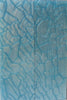 Light Aqua Designed Acrylic (2 pc) Razor Knife Scales 3/16" x 2" x 6" - 0433