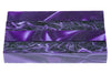 X Purple Haze Acrylic Pen Blank 3/4"x3/4"x3" BTWPBM1358 1pc Short