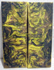 Banana Grape Acrylester #39 (2 pc) Knife Scales 3/8" x 1 3/4" x 5" 5418
