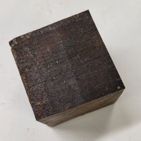 Ebony East Indian (1 pc) Cube 1 1/2"1 1/2"  012923 (25)