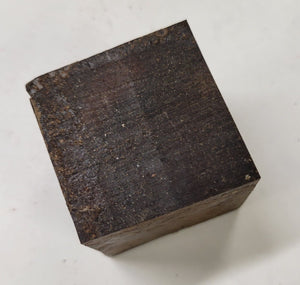 Ebony East Indian (1 pc) Cube 1 1/2"1 1/2"  012923 (25)