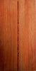 Bloodwood  (2 pc) Knife Scales 1/4" x 1 1/2" x 6" - (19)