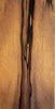 Ebony Black and White (2 pc) Knife Scales 1/4" x 1 1/2" x 6" - 0752