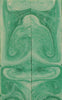 Spring Mist Inlace Acrylester #46 2 pc Knife Scale  1/4"x1 1/2"x5"      004