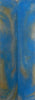 Alumilite  Blue Gold Silver (2 pc) Knife Scales 1/4" x 1" x 6" - (27)