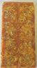 Alumilite Gold Imbedded with Brass (2 pc) Knife Scales 3/8" x 1 1/2" x 6" - 7801