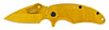 3.63" Cresent Pocket Knife - Gold