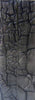 Dark Gray Designed Acrylic (2 pc) Knife Scales 3/16" x 1" x 6" - 0417