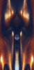 Cat's Eye Acrylic #04 2 pc Mini Knife/Razor Scale  3/16"x3/4"x3"