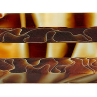 X Amber Water Acrylic Pen Blank 3/4"x3/4"x5" BTWPBM1196 1pc