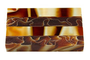 X Amber Water Acrylic Pen Blank 3/4"x3/4"x5" BTWPBM1196 1pc