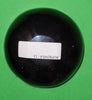 Polished buffalo horn bowl measuring 4" wide by 1 5/8" deep.