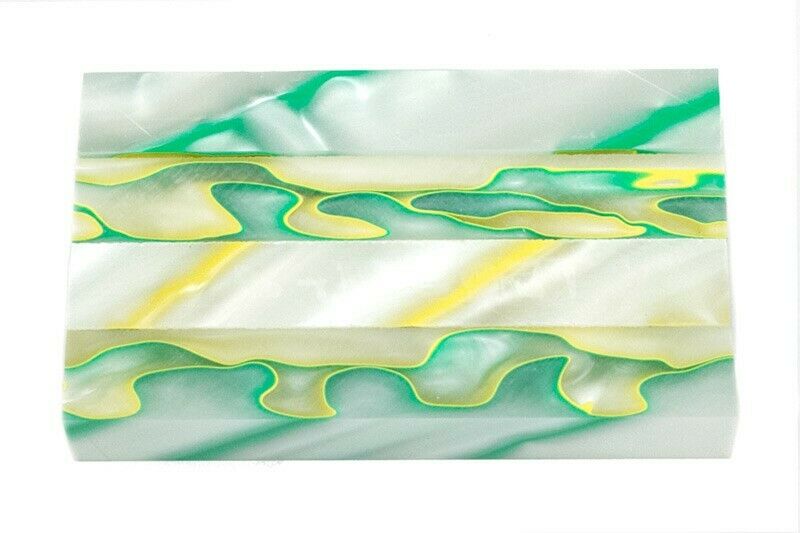 X Key Lime Acrylic Pen Blank 3/4"x3/4"x3" BTWPBM1003SHORT3 (1 pc)