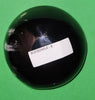 Polished buffalo horn bowl measuring 4" wide by 1 5/8" deep.