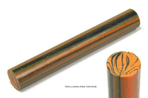 X Bengal Tiger Poly Pen Blank 3/4"x3/4"x5" (1 pc)