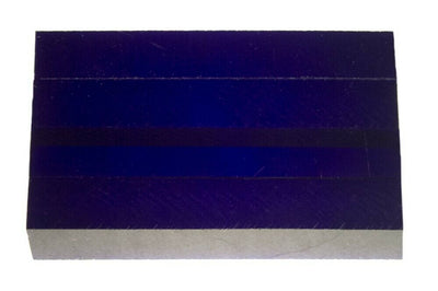 X Sapphire Ice Acrylic Pen Blank 3/4