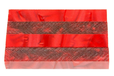 X Rage Red Acrylic Pen Blank 3/4