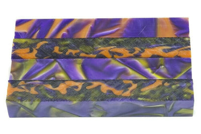 X Purple Sunset Acrylic Pen Blank 3/4
