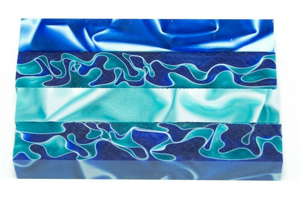 X Water Acrylic Pen Blank 3/4"x3/4"x5" BTWPBM1271 1pc