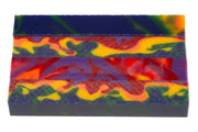 X Carnival Camo Acrylic Pen Blank 3/4"x3/4"x5" BTWPBM1225 1pc