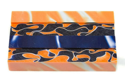X Denver Swirl Acrylic Pen Blank 3/4